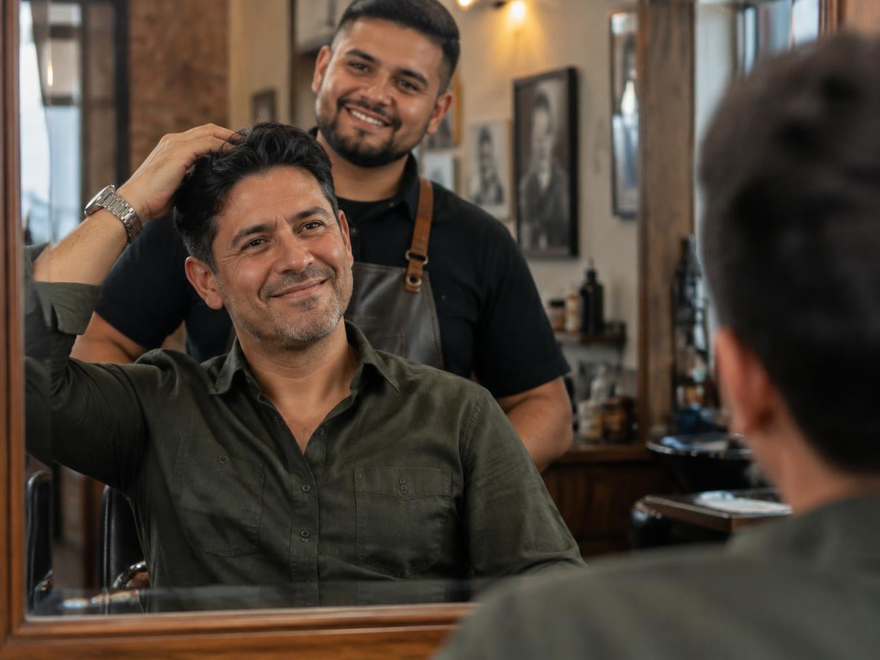 Peinado y entrega al cliente